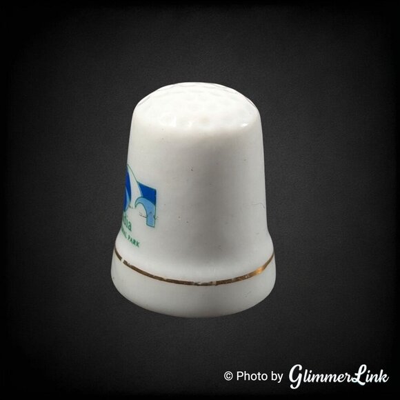 Acadia National Park Maine Souvenir Porcelain Collectible Thimble - Picture 7 of 10